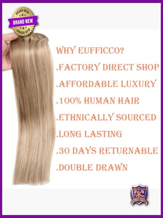 14 Inch Remy Human Hair Clip In Extensions 120g 7pcs Silky Soft main image 6